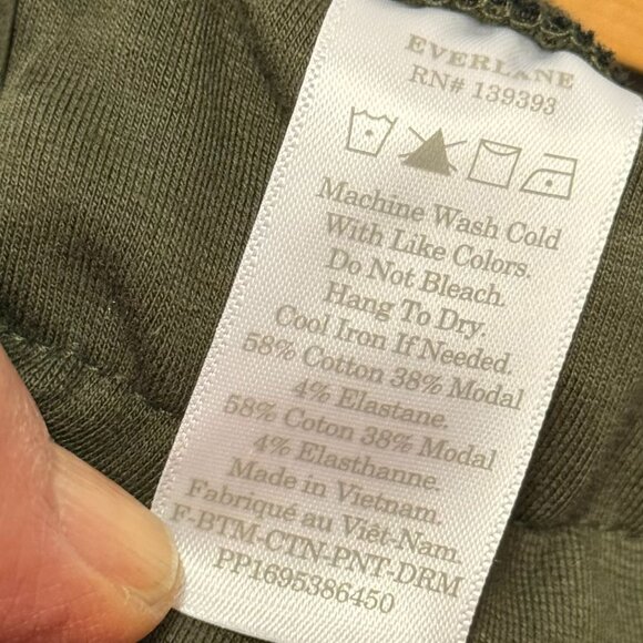 Everlane The Dream Pant in Dark Forest Green Size M - Picture 3 of 4